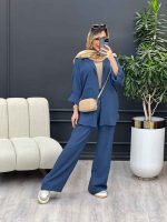 ست مانتو و شلوار تک جیب کد 4676 - تصویر 10