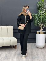 ست مانتو و شلوار تک جیب کد 4676 - تصویر 9