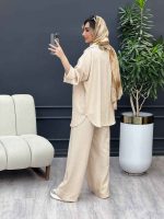 ست مانتو و شلوار تک جیب کد 4676 - تصویر 12