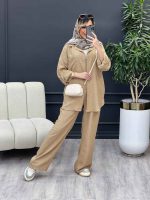 ست مانتو و شلوار تک جیب کد 4676 - تصویر 18