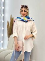 شومیز کراش آستین بند دار کد 4532 - تصویر 50