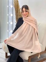 شال پلیسه منگوله دار کد 4801 - تصویر 27