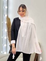 شال پلیسه منگوله دار کد 4801 - تصویر 16