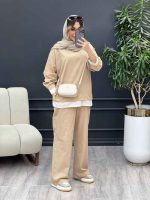 مانتو شلوار جلو بسته یقه دار کد 4786 - تصویر 20