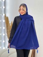 شال پلیسه ساده کد 4511 - تصویر 16
