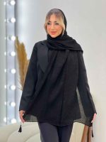 شال پلیسه ساده کد 4511 - تصویر 7