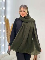 شال پلیسه ساده کد 4511 - تصویر 18