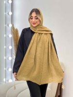 شال پلیسه ساده کد 4511 - تصویر 3