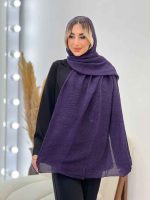 شال پلیسه ساده کد 4511 - تصویر 5
