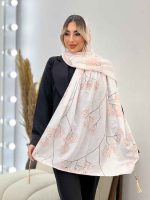 شال طرح شکوفه کد 4457 - تصویر 17