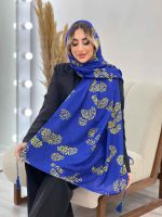 شال طرح شکوفه کد 4457 - تصویر 16