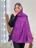 شال طرح شکوفه کد 4457 - تصویر 13
