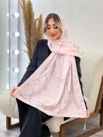 شال طرح شکوفه کد 4457 - تصویر 22