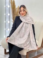 شال طرح شکوفه کد 4457 - تصویر 12