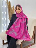 شال طرح شکوفه کد 4457 - تصویر 10