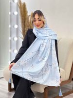 شال طرح شکوفه کد 4457 - تصویر 4