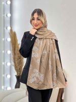 شال طرح شکوفه کد 4457 - تصویر 3