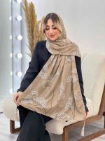 شال طرح شکوفه کد 4457 - تصویر 18