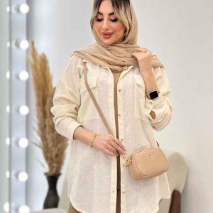 شومیز ساده دو جیب کد 4605