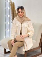 شومیز ساده دو جیب کد 4605 - تصویر 2