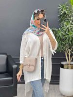 مانتو کراش پانچ جلو باز کد 4657 - تصویر 9