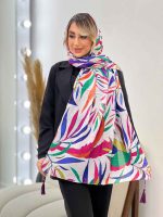 شال طرح برگ سوزنی کد 4456 - تصویر 14