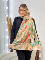 شال طرح برگ سوزنی کد 4456 - تصویر 24