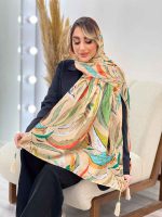 شال طرح برگ سوزنی کد 4456 - تصویر 11