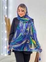شال طرح برگ سوزنی کد 4456 - تصویر 19