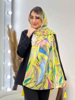 شال طرح برگ سوزنی کد 4456 - تصویر 17