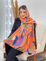 شال طرح برگ سوزنی کد 4456 - تصویر 16