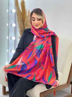 شال طرح برگ سوزنی کد 4456 - تصویر 15