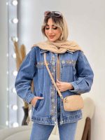 کت جین گلدوزی کد 4278 - تصویر 6