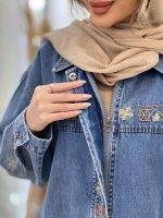 کت جین گلدوزی کد 4278 - تصویر 7