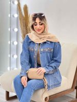 کت جین گلدوزی کد 4278 - تصویر 8