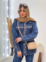 کت جین گلدوزی کد 4278 - تصویر 10