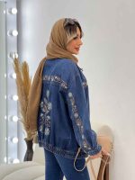 کت جین گلدوزی کد 4278 - تصویر 3