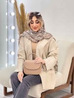 مانتو دو دکمه آستین برش دار کد 4418 - تصویر 4