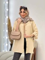 مانتو شومیزی طرح چروک کد 4567 - تصویر 10