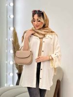 مانتو شومیزی طرح چروک کد 4567 - تصویر 3