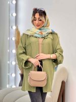 مانتو شومیزی طرح چروک کد 4567 - تصویر 16