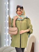 مانتو شومیزی طرح چروک کد 4567 - تصویر 2