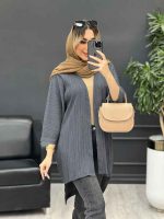 مانتو کراش پانچ جلو باز کد 4657 - تصویر 8