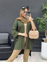 مانتو کراش پانچ جلو باز کد 4657 - تصویر 13