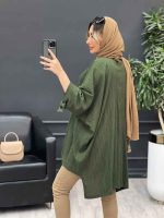 مانتو کراش پانچ جلو باز کد 4657 - تصویر 7