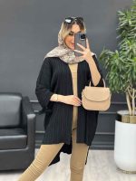 مانتو کراش پانچ جلو باز کد 4657 - تصویر 4