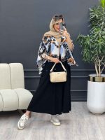 ست کوک دوزی طرح دار کد 4655 - تصویر 8