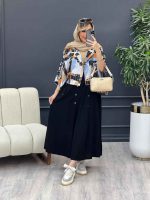ست کوک دوزی طرح دار کد 4655 - تصویر 3