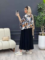 ست کوک دوزی طرح دار کد 4655 - تصویر 11