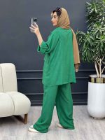 ست مانتو و شلوار دو جیب پاکتی کد 4658 - تصویر 21
